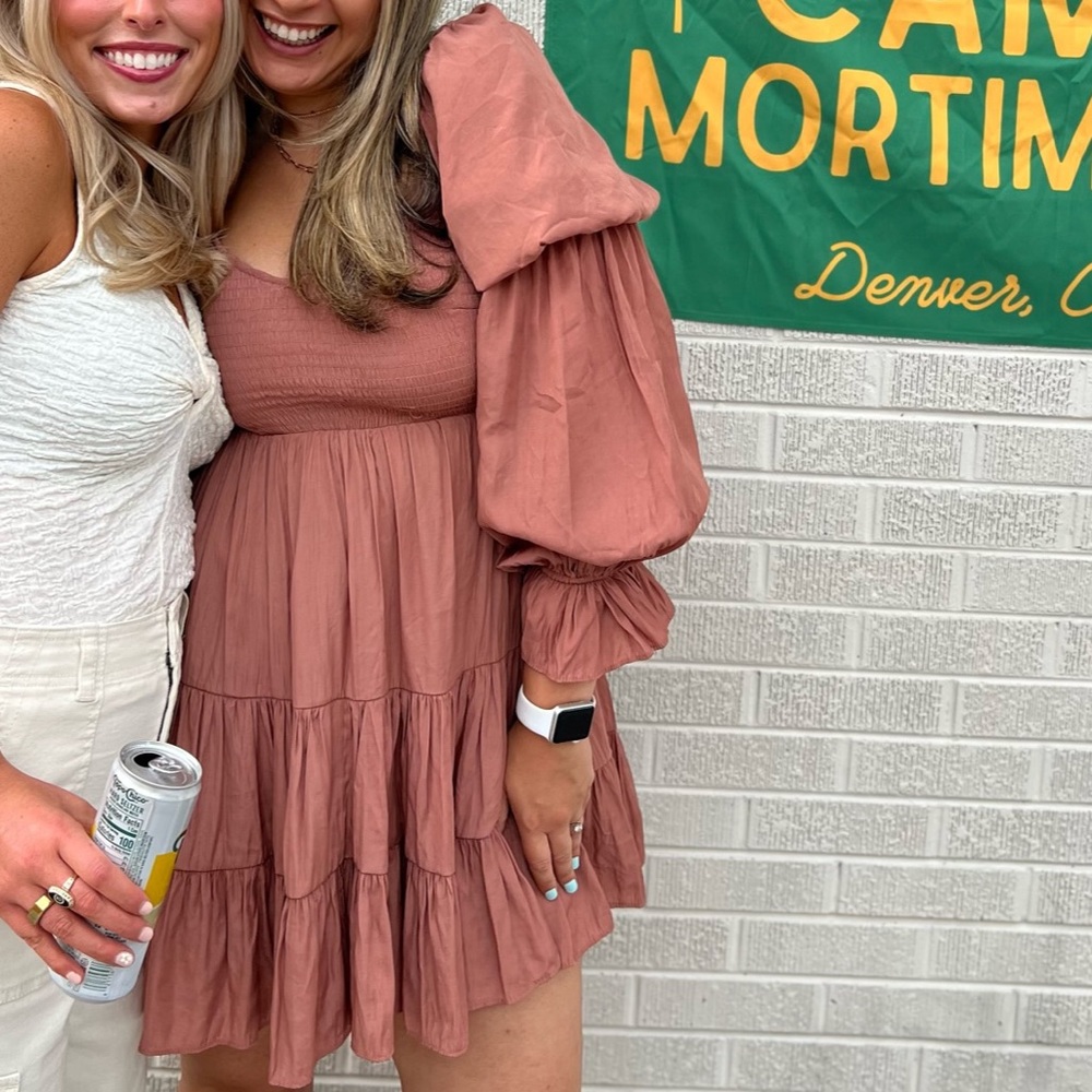 Mustard Seed Mauve Romper Long Sleeve